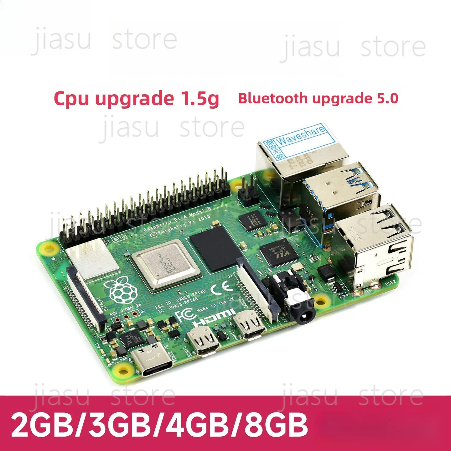 Raspberry Pi 4 8Gb Ram Kit - Kompatibel dengan Raspberry Pi 4 Model