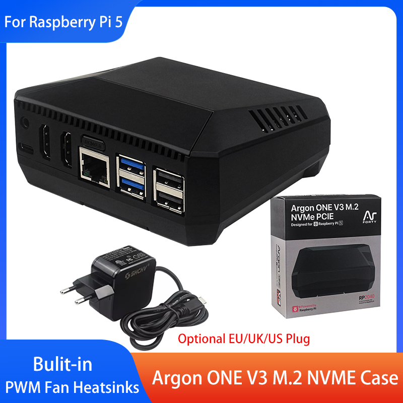 Argon One V3 M.2 Nvme Case - Casing Argon ONE V3 M.2 NVME