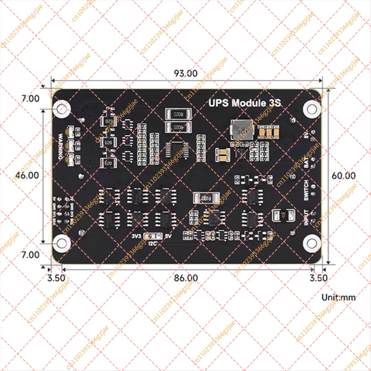 Raspberry Pi Uninterrupted Power Supply Ups 18650 - FY Persevering- Untuk Raspberry Pi 5