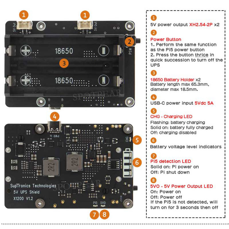 Papan Ekspansi UPS Raspberry P - Raspberry Pi Uninterrupted Power Supply Ups 18650 ulasan dan harga