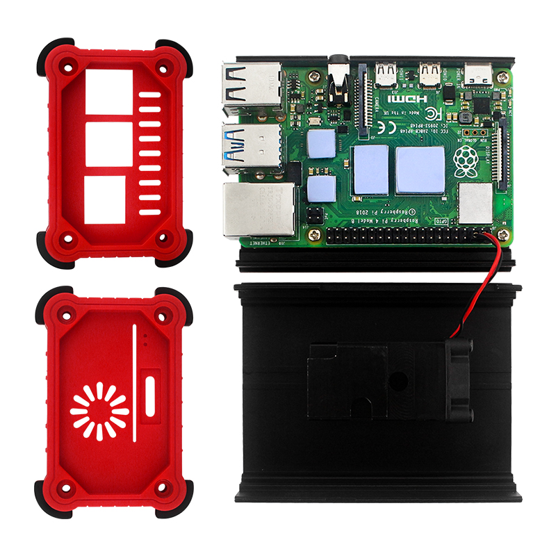 Casing Aloi Aluminium Raspberr - Argon One V3 M.2 Nvme Case ulasan dan harga