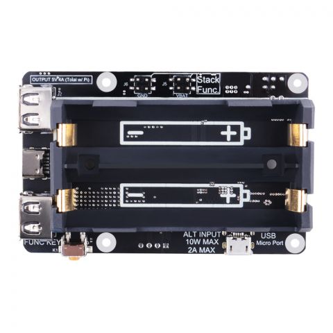 Raspberry Pi 5V 4A UPS Papan E - Raspberry Pi Uninterrupted Power Supply Ups 18650 ulasan dan harga
