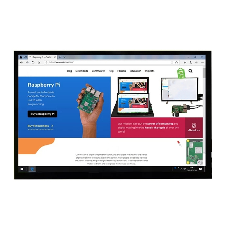 Monitor Display LCD IPS 10.1 I - Raspberry Pi 10.1 Inch Capacitive Touch Screen Ips ulasan dan harga