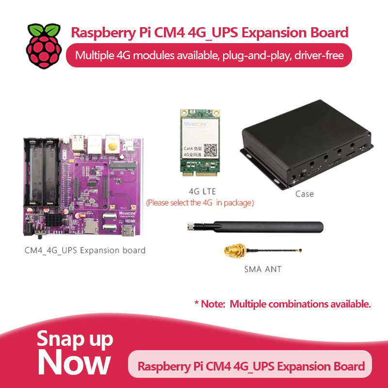 Raspberry Pi CM4 4G_UPS Papan  - Raspberry Pi Uninterrupted Power Supply Ups 18650 ulasan dan harga